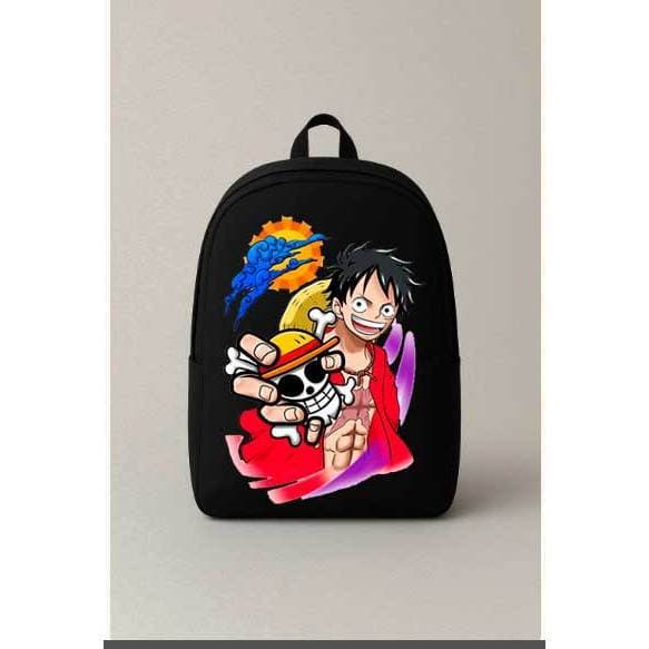 Mochila Escolar Estampada Luffy Pirata Heroi Bolsa Ideal Para Passeios e Viagens Bolsa Infantil Trevix