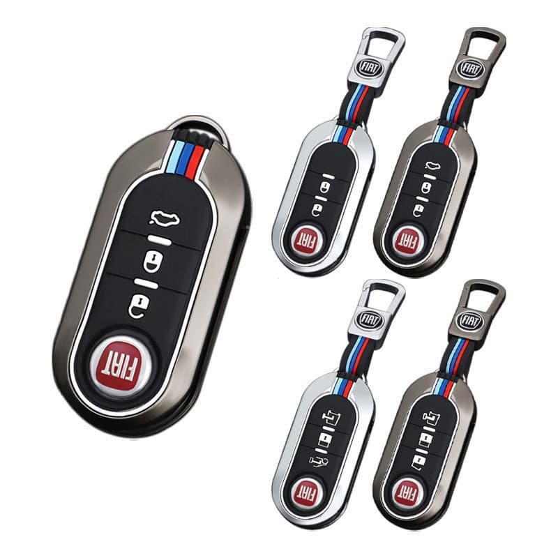[Presente de Luxo] Capa para Chave Remota Fiat, adequada para 500, Palio, Punto, UNO, Strada, Stilo, Siena 3DDF 5154 HEL
