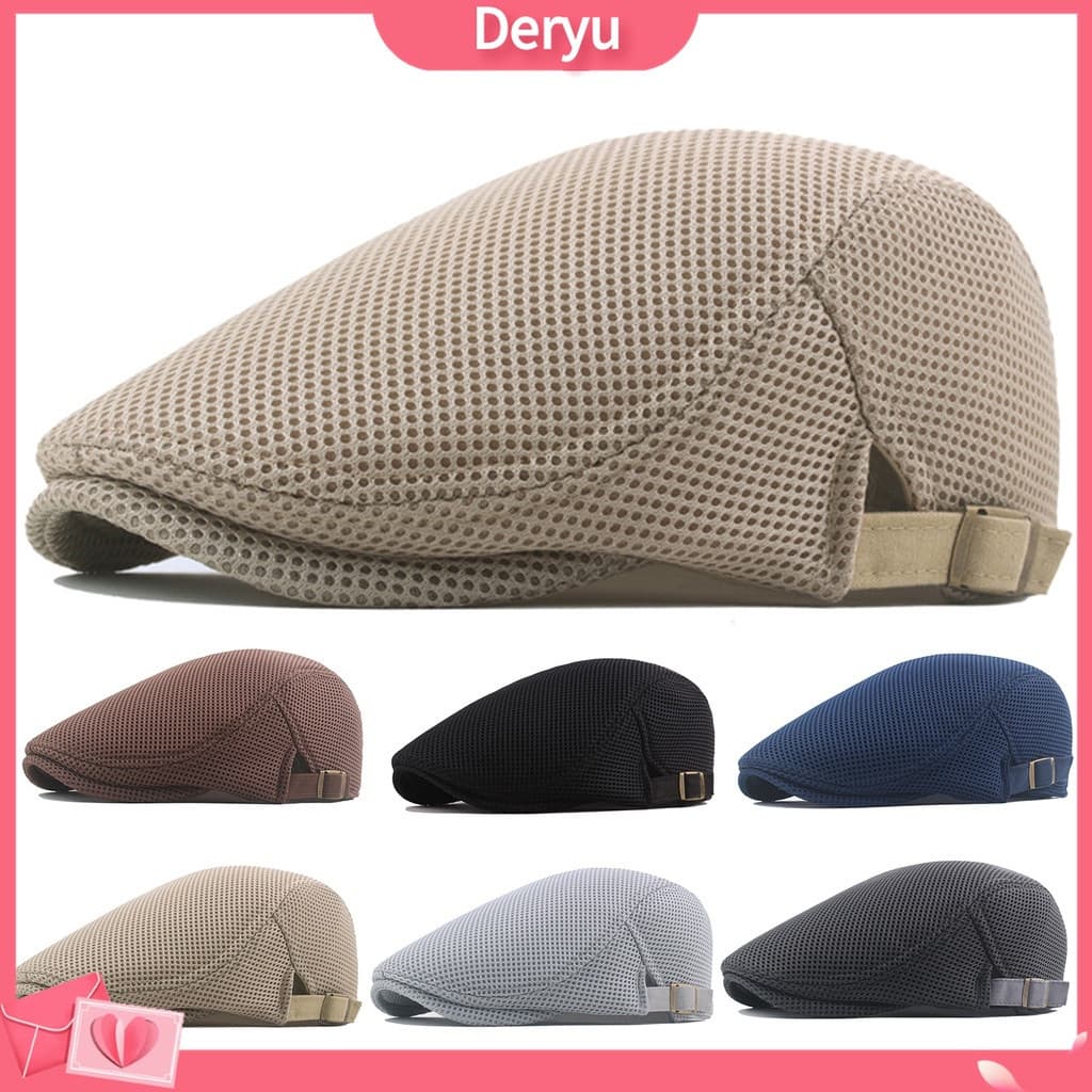 { Deryu } Boné Masculino Conveniente, Presente Perfeito, Béret de Poliéster Lavável, Adequado para Uso Diário Masculino