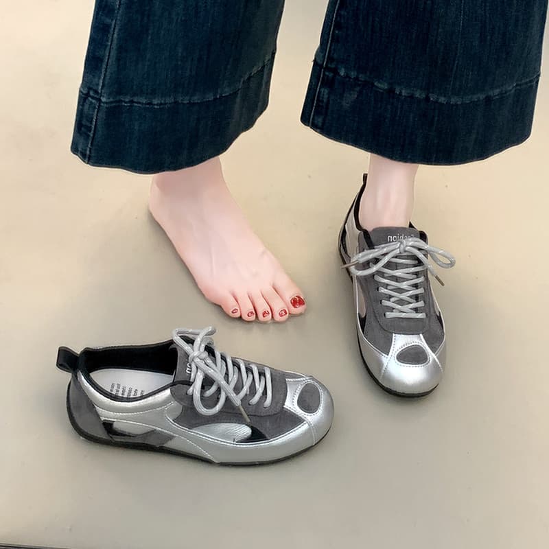 Prata sapatos de treinamento Moral feminino 2026 novo estilo venda quente outono Super quente All-match Forrest Gump sap