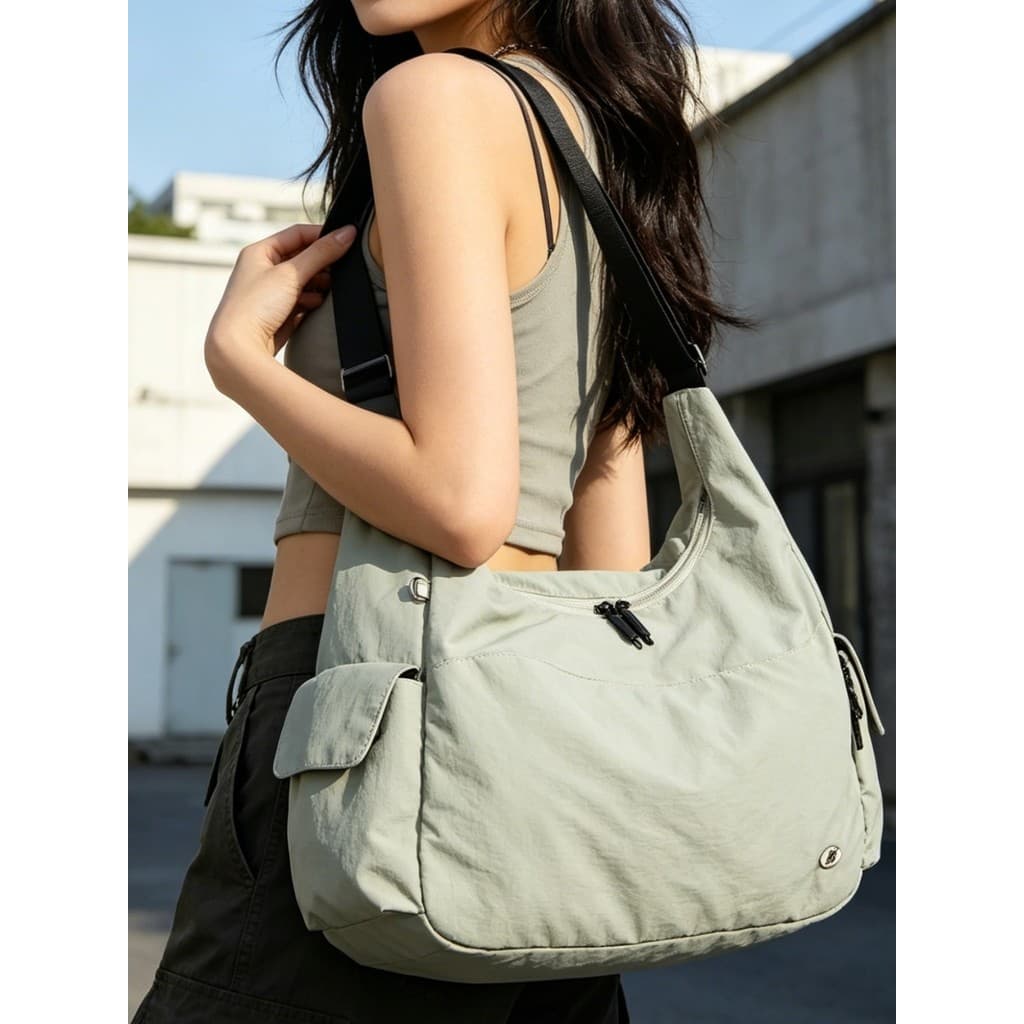Bolsa mensageiro japonesa com ferramentas, bolsa de ombro moderna de grande capacidade, estilo unissex, Casual, novo est