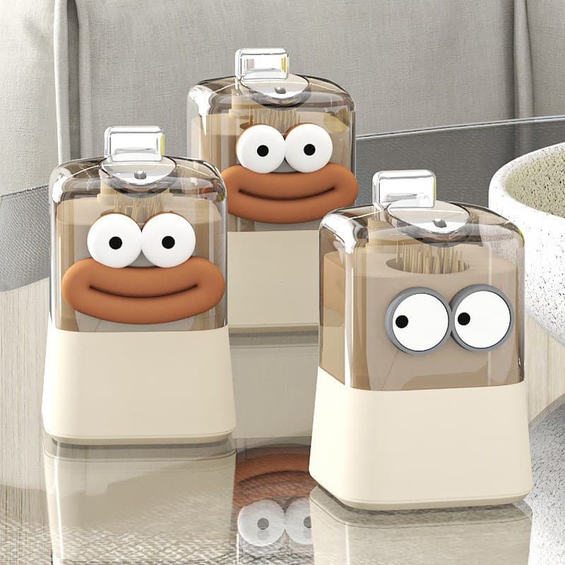 Porta-palitos Automático Criativo com Tema de Animais de Desenho Animado