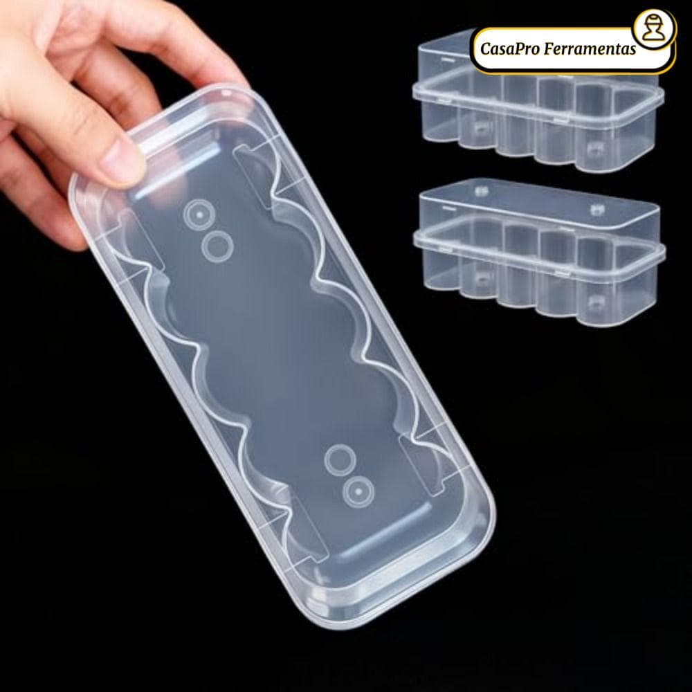 Caixa De Armazenamento De Microtubo SUNSHINY , Empilhável De Frasco De 2/10/24 Slots , Tubo De Freezer De Plástico
