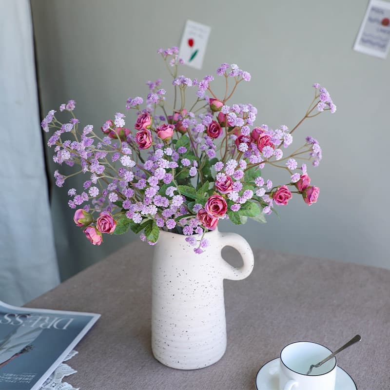 Gypsophila Simulação Arranjo de flores Decoração de sala de estar Arranjo de flores Arranjo de flores Decoração de buquê