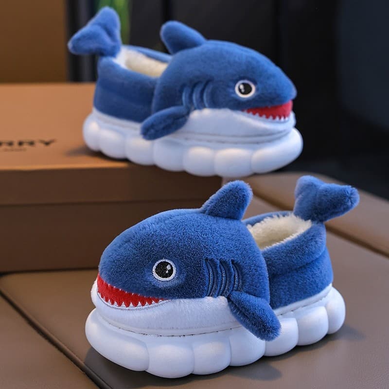 Crianças sapatos de algodão masculino outono inverno interior casa antiderrapante meninos bebê 2024 novo estilo salto tu
