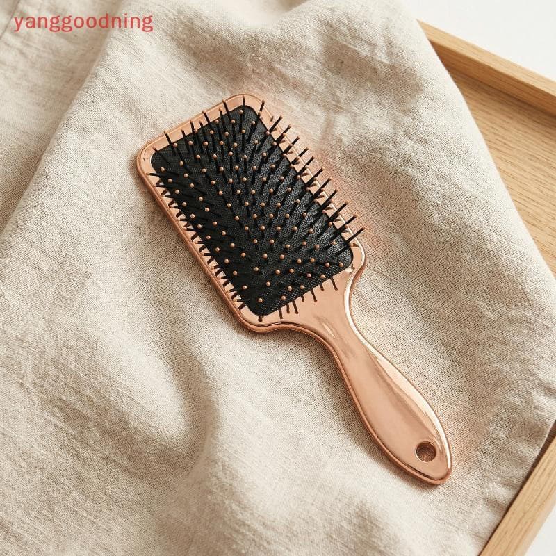 (YGN) Almofada Hairb Para Mulheres Escova Galvanizada Volumizadora Adiciona Brilho E Suaviza O Cabelo Uso Rotina