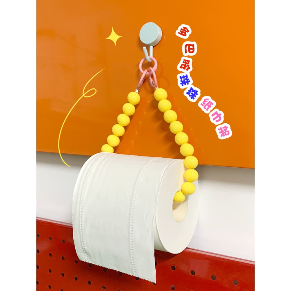 XEMO Dopamina Rolo Suporte de Papel Criativo Suporte de Tecido Frisado Rack de Parede para Banheiro Perfurado