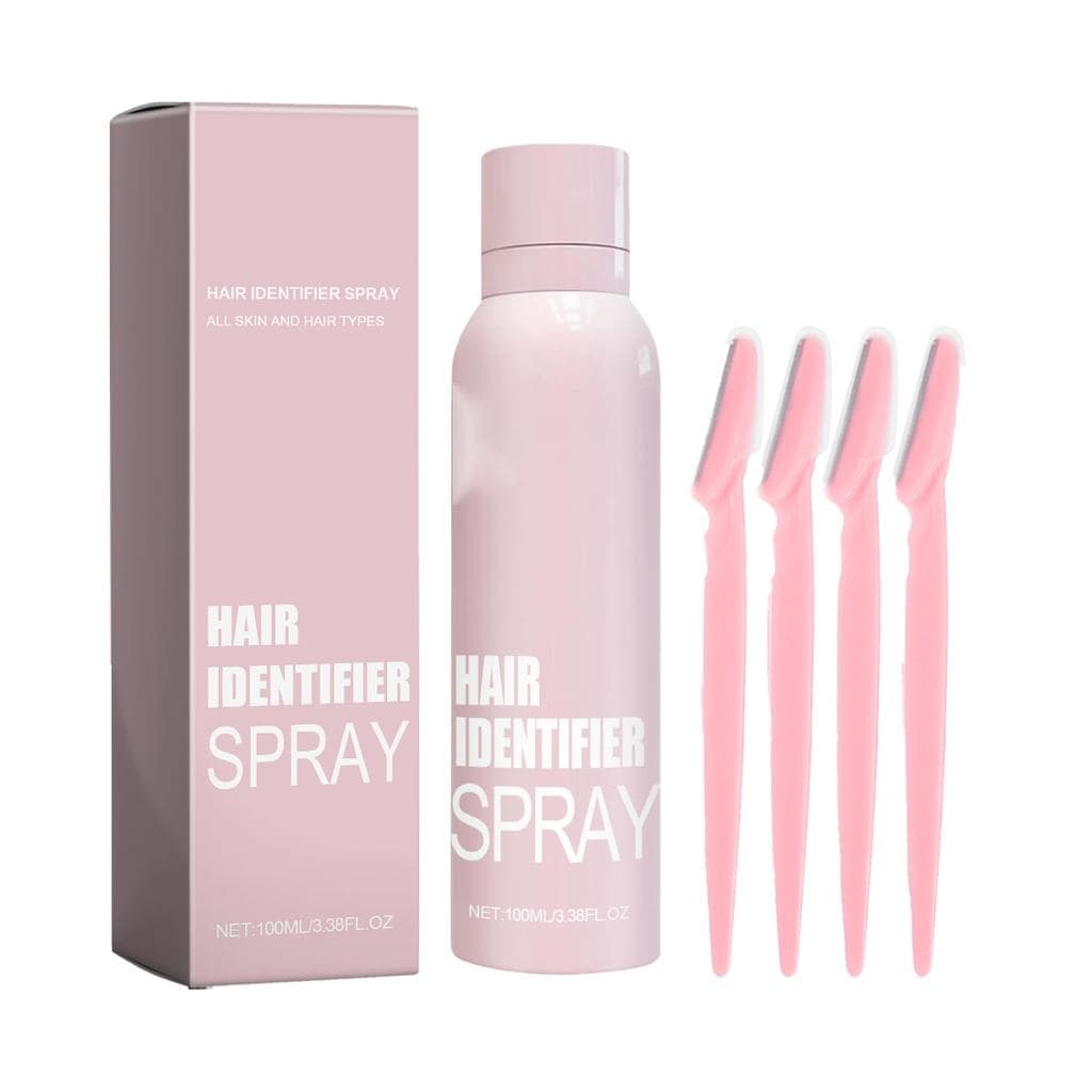 Spray Identificador de Pelos para Depilação Facial, Spray para Dermaplaning com Cuidado Hidratante, Identificador de Pel