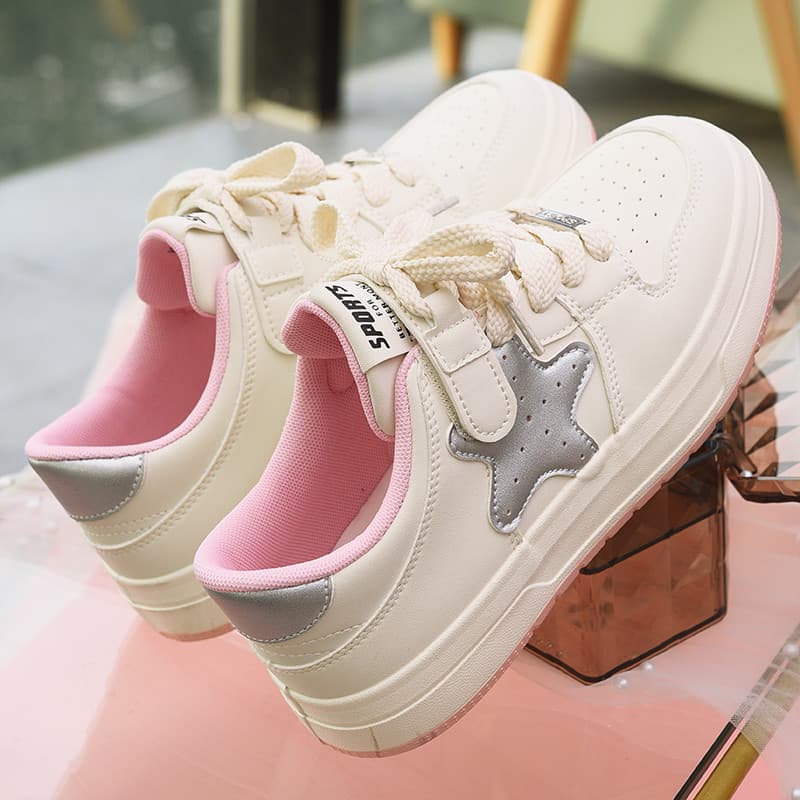 Meninas sapatos grandes crianças tênis grandes crianças tênis adolescentes tamanho grande sapatos brancos 2026 primavera