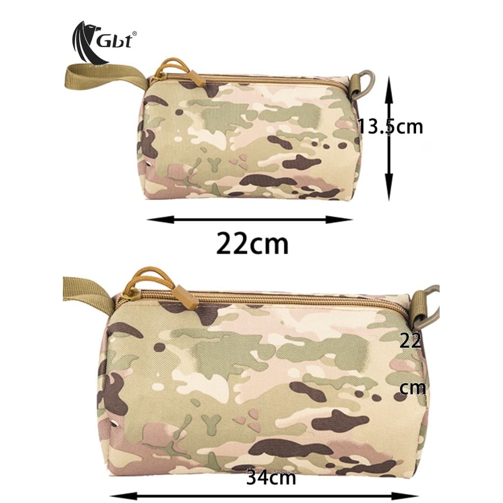 Saco de armazenamento tático à prova dwaterproof água ao ar livre camuflagem saco de embreagem edc saco de artigos diver