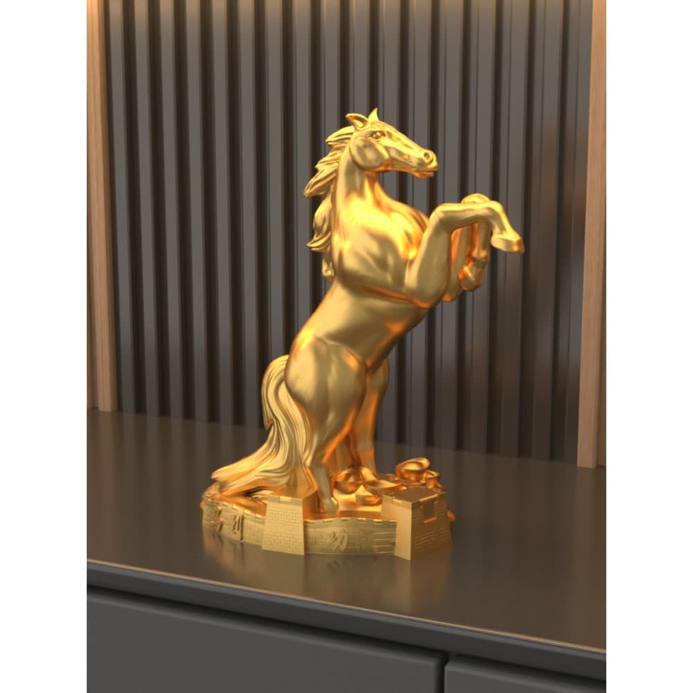Decorações de armário de vinho ornamentos Ma estilo europeu casa sala de estar dinheiro-sorte luz luxo Desktop pequeno