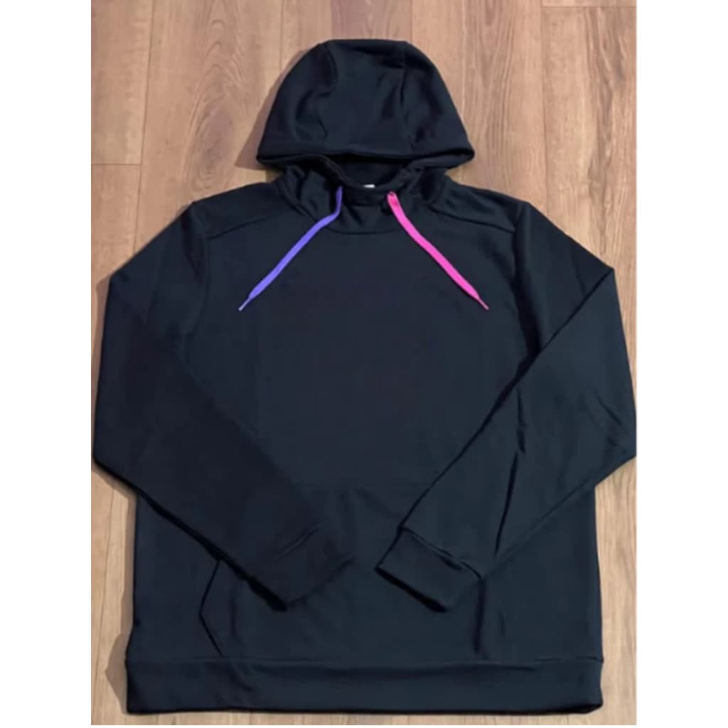 Moletom ATL Cordão Roxo e Rosa Lançamento Casaco Para o Frio Com Cordões Coloridos Streetwear - PROMOÇÃO OUTONO/INVERNO
