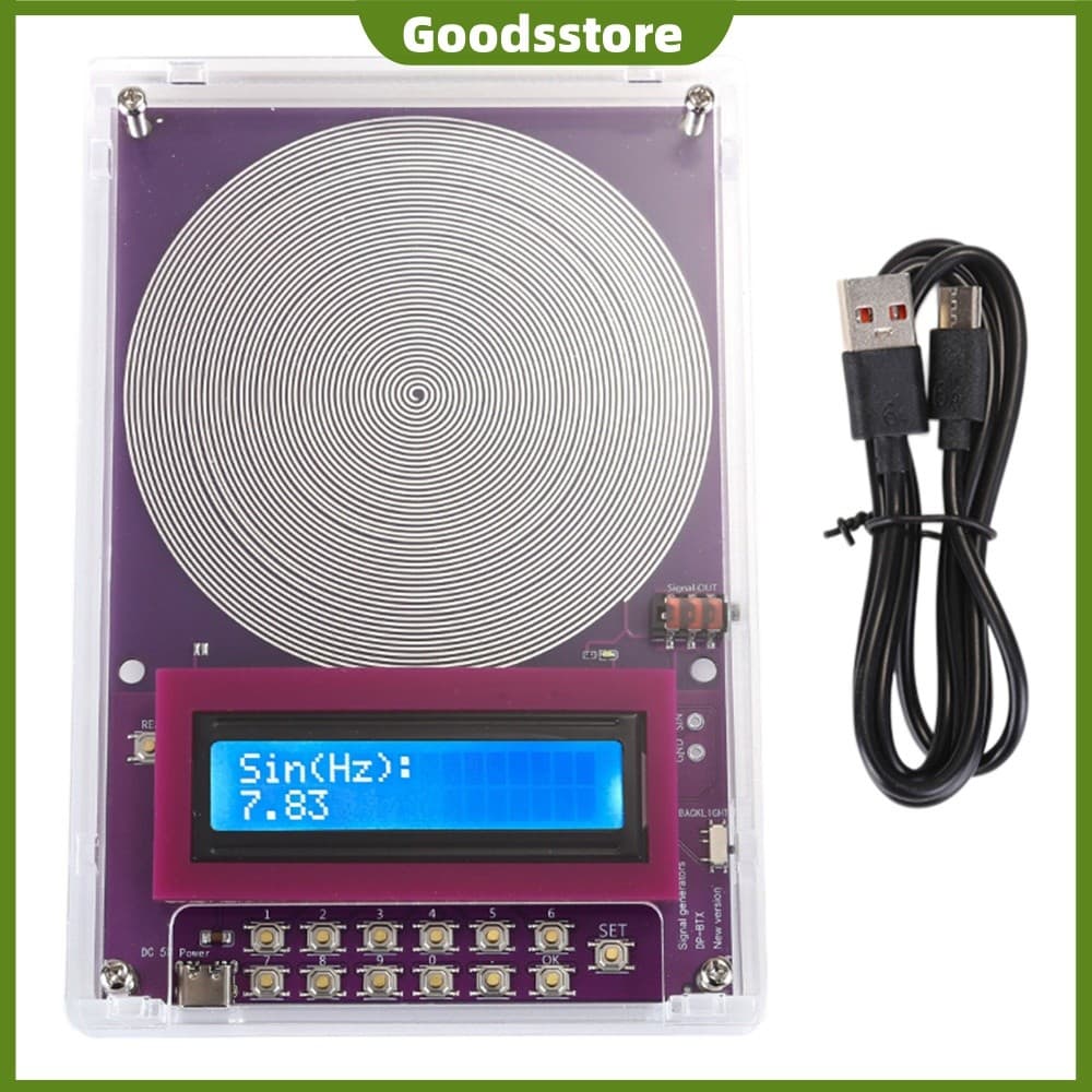 Gerador De Ressonância Schumann 0.01-100000gerador De Sinal Digital Ajustável Hz Para Testes De Laboratório [Goodsstore.