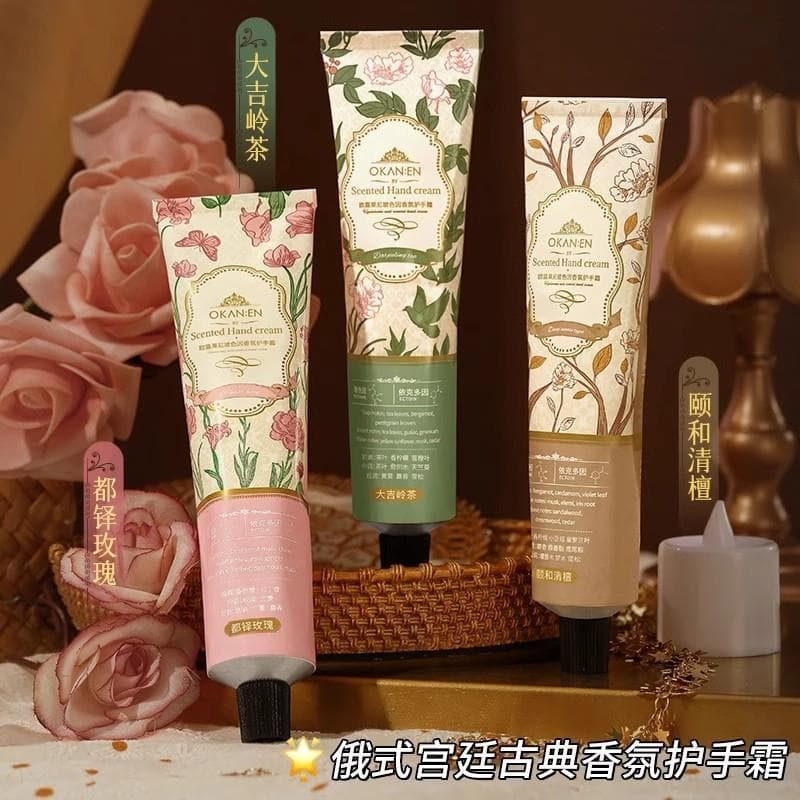 Autêntico O'Galini Bosein Perfume macio creme para as mãos portátil hidratante outono inverno hidratante refrescante Tik