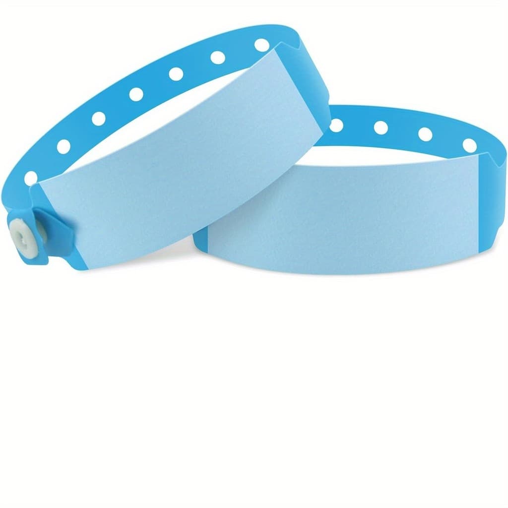 Pulseira De Reconhecimento De Informações De Piscina , Festa Ajustável À Prova D'água , Resistente A Rasgos Em PVC Com F