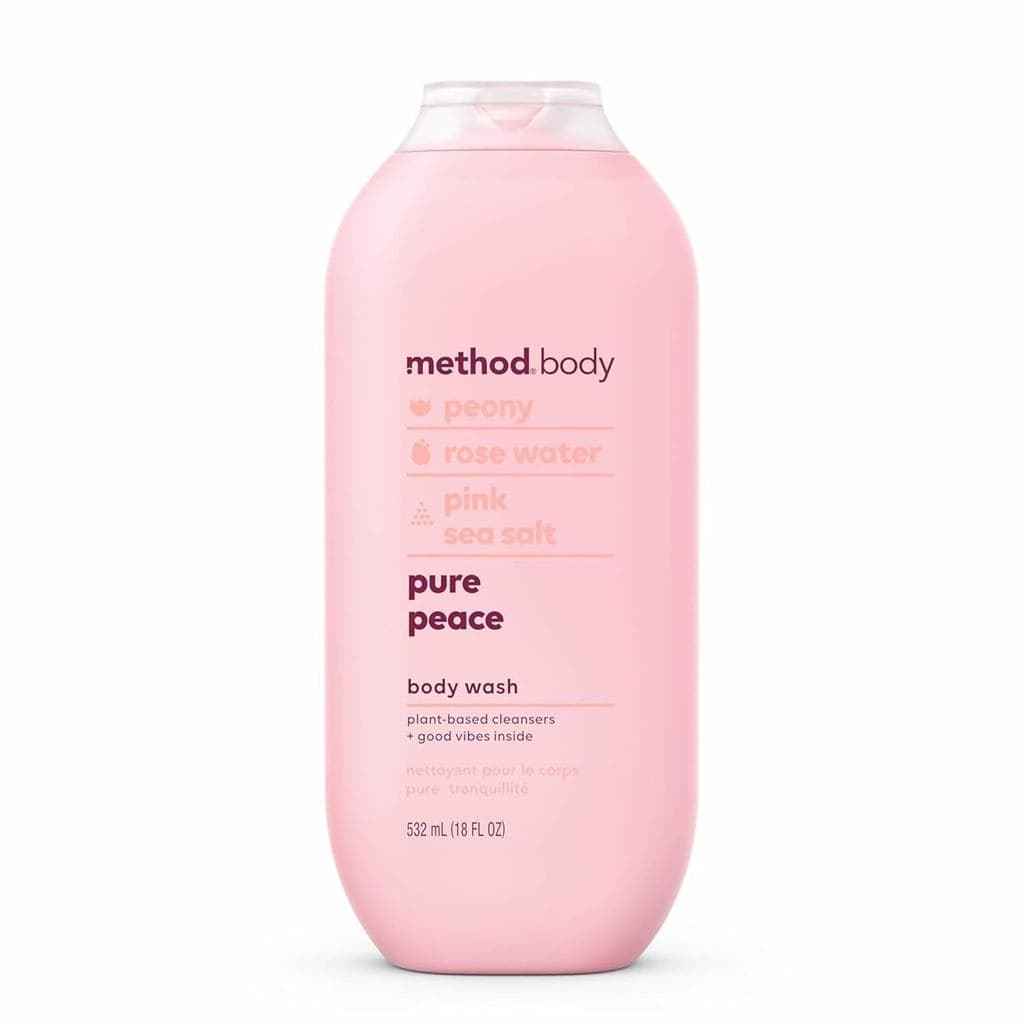 Gel de Banho Method, Pure Peace, Livre de Parabenos e Ftalatos, 18 oz (Pacote com 1)