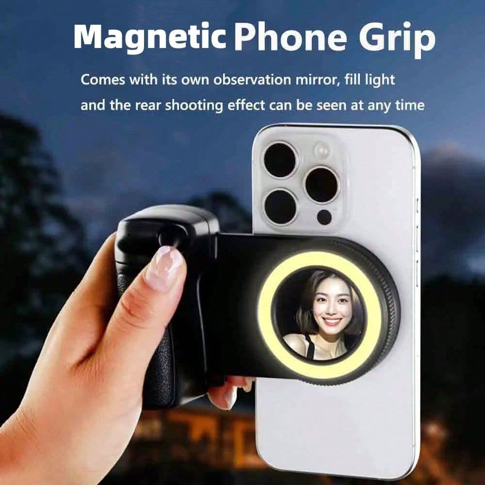 #90 Palavras Chinês E-trade Título MagSafe Alça magnética para fotografia de celular vem com luz de preenchimento de ane