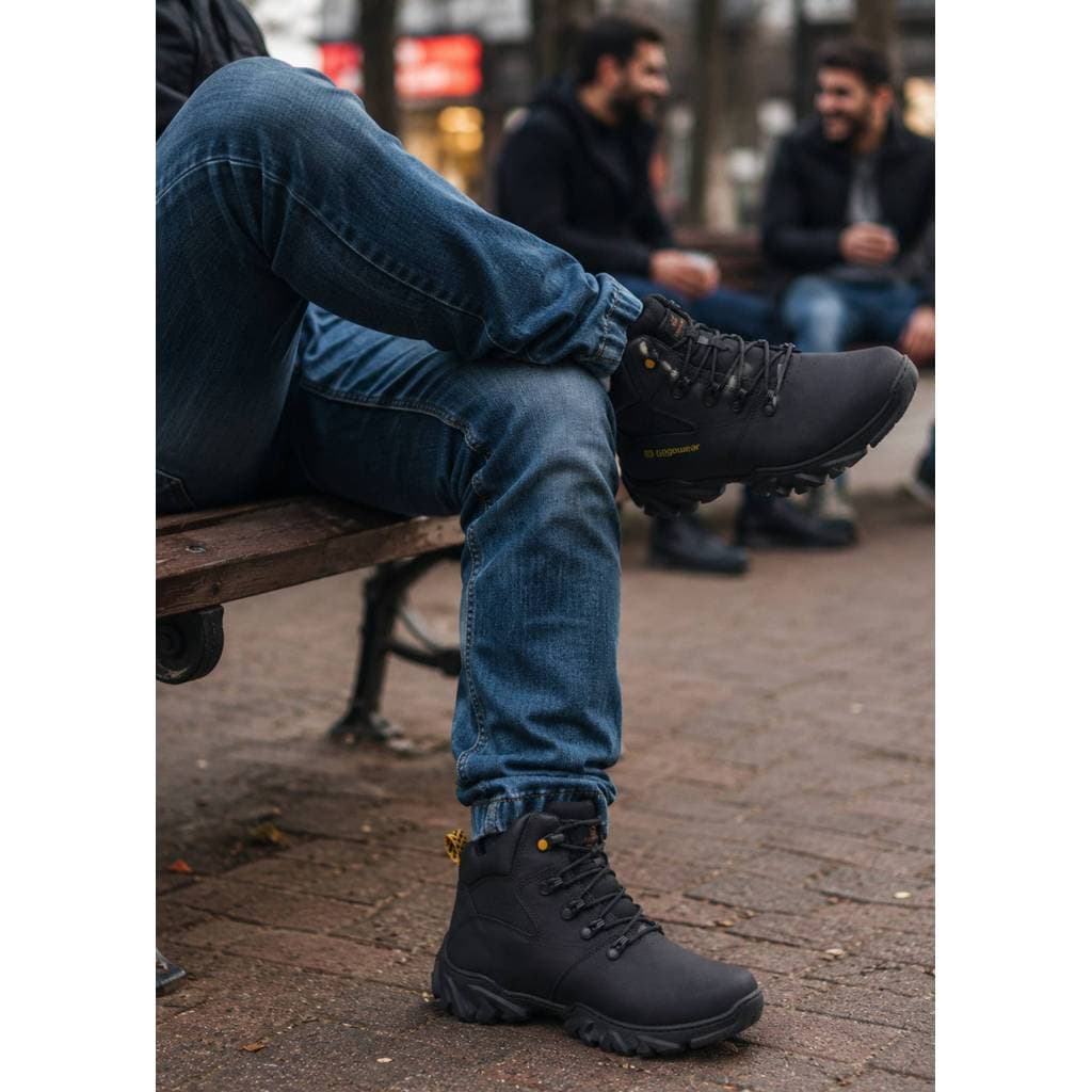 Bota Masculina + Brinde Adventure Brooks Couro C.a Gogowear