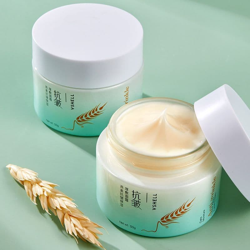 Zhibei aveia anti-rugas creme hidratante reparação endurecimento anti-envelhecimento precoce hidratante essência hidrata