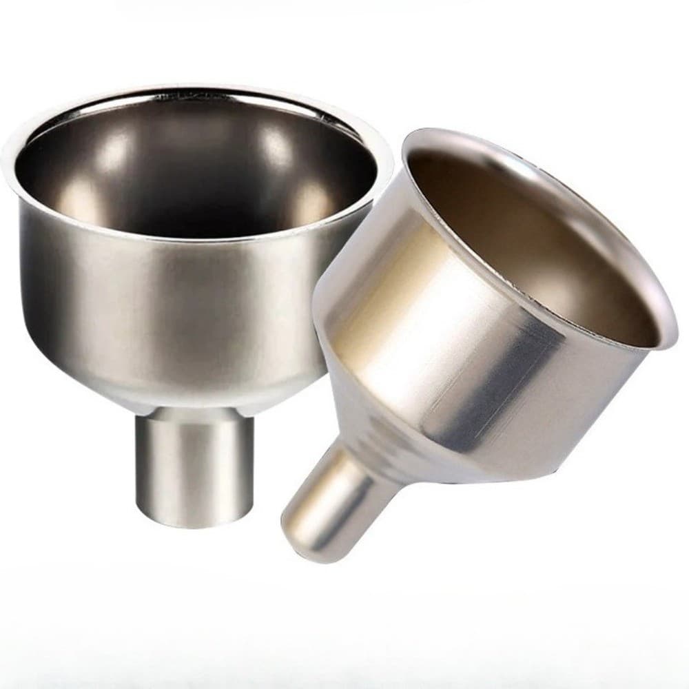 Funil De Cozinha De Aço Inoxidável Portátil Óleo Doméstico Vinho Líquido Transferência Vários Tamanhos B