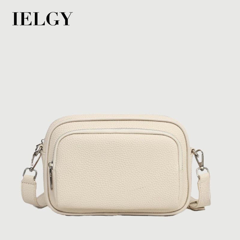 IELGY Bolsa feminina pequena quadrada de ombro transversal de grande capacidade