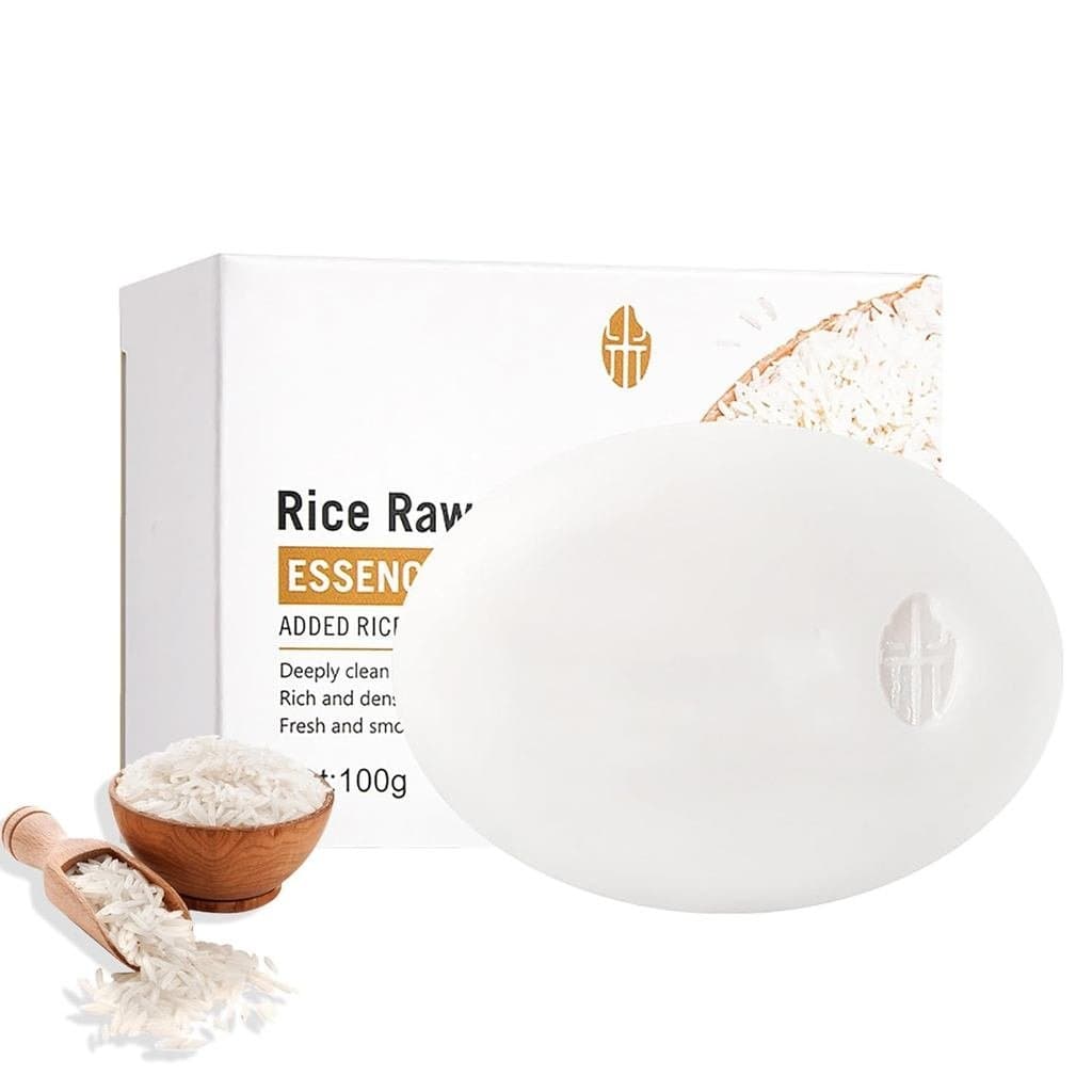 Sabonete de Limpeza com Essência de Arroz, com Essência de Leite de Cabra e Centella Asiática, Sabonete Corporal Luxuoso