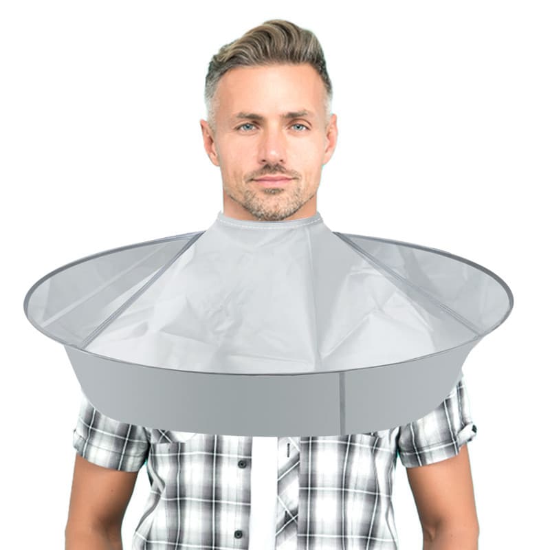 Chapéu de corte de cabelo profissional barbeiro corte de cabelo adulto babador corte rápido manto adulto avental de barb