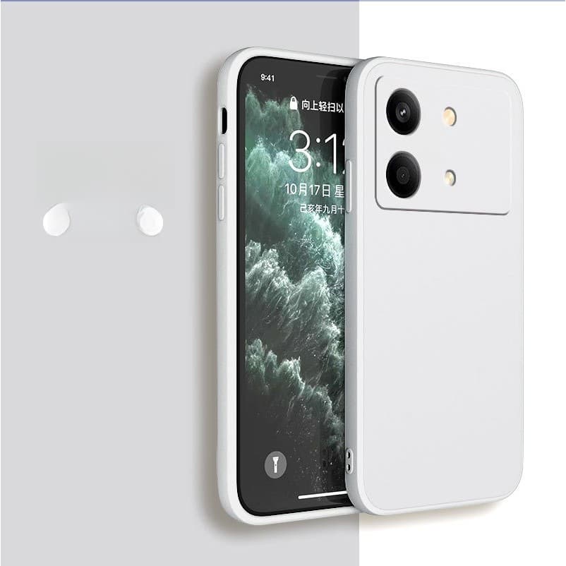 RedmiNOTE13RPRO Capa de telefone de cor sólida Capa protetora de Silicone resistente a choques
