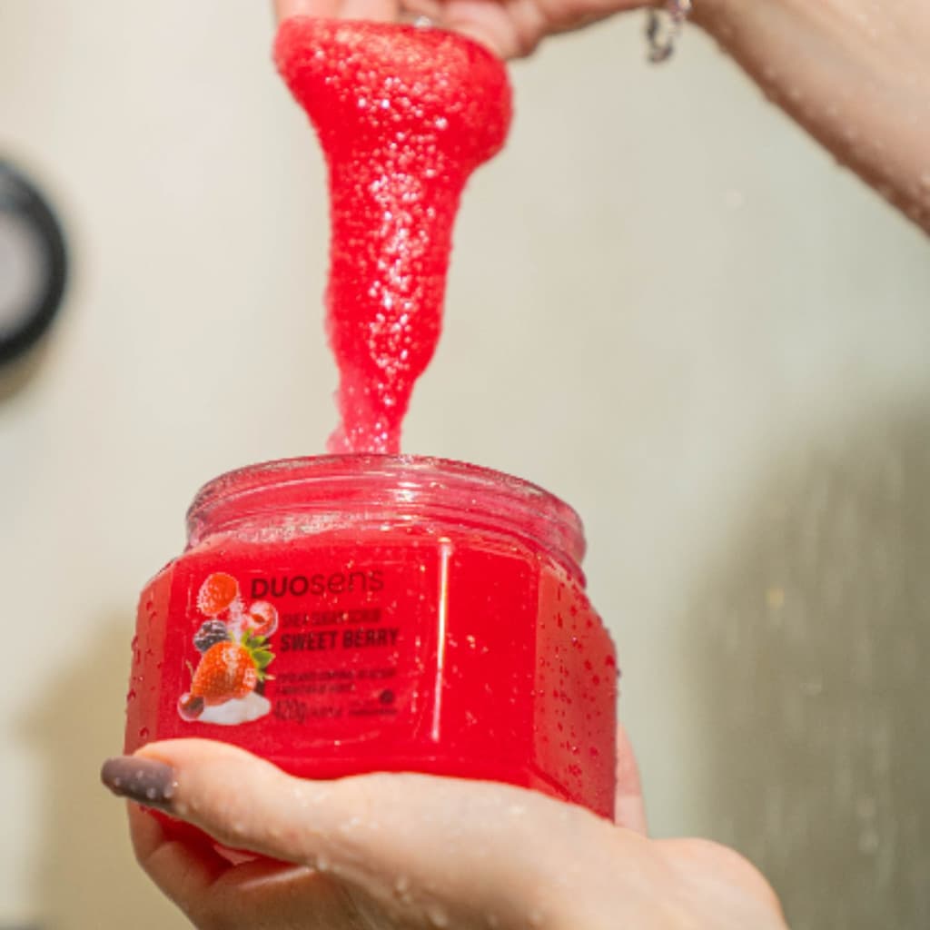 Esfoliante Corporal Sugar Scrub Sweet Berry DuoSens Cia da Natureza 420g