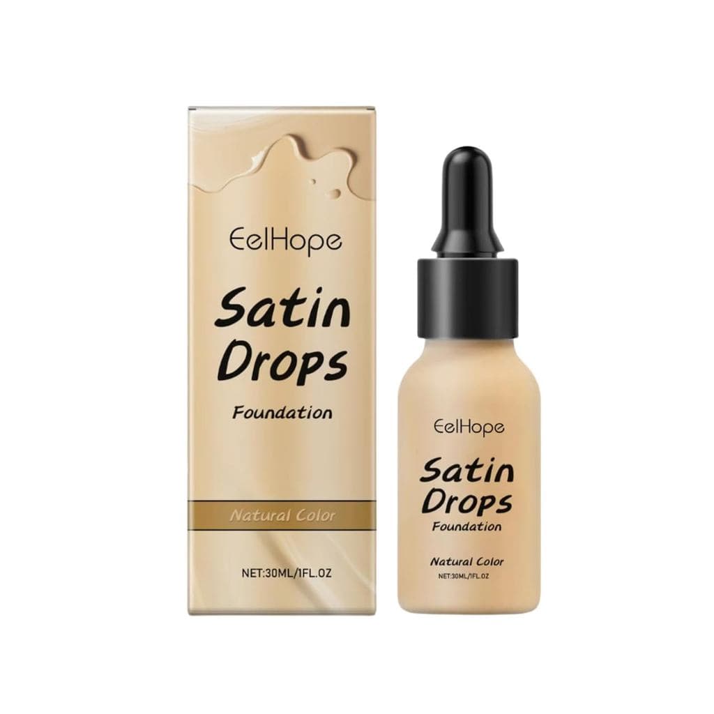 Base Satin Drops, base dewy blend, maquiagem, base elf soft glam satin, base Satin Drops, corretivo líquido (cor natural