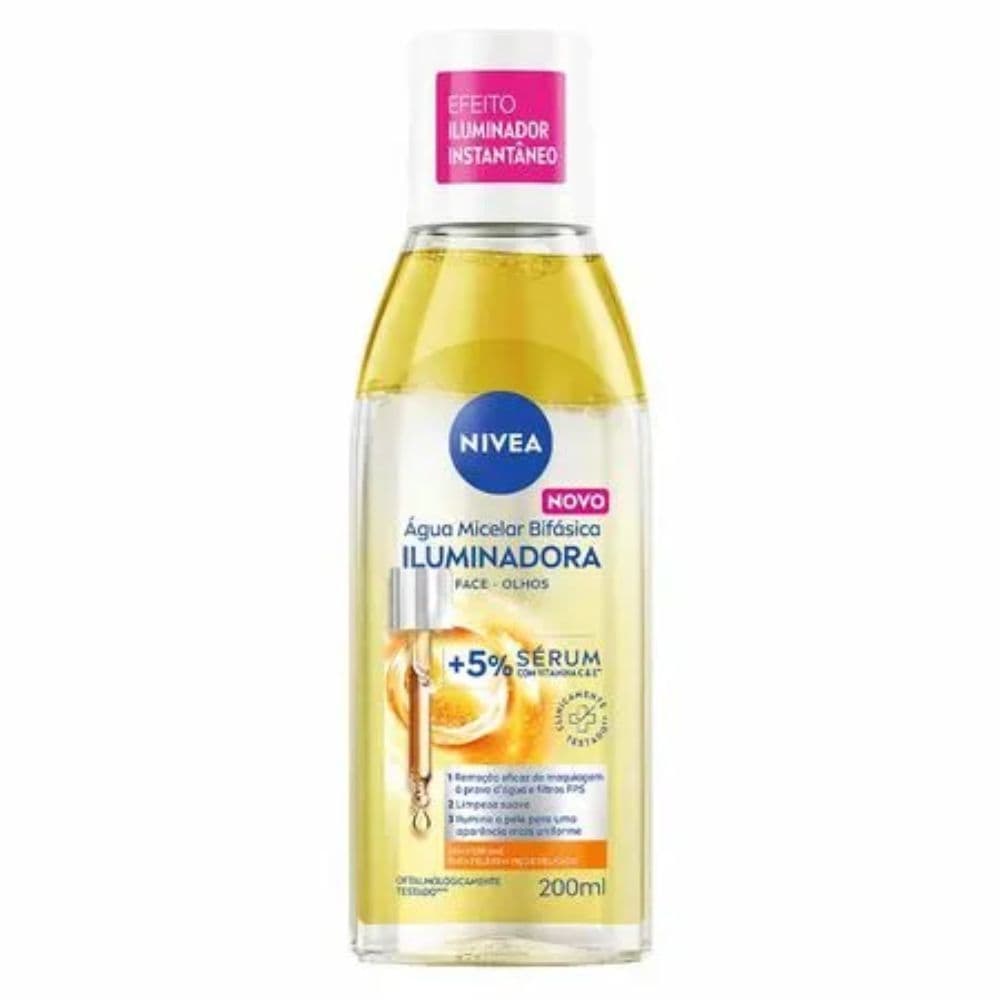 NIVEA Água Micelar Bifásica Iluminadora 200ml