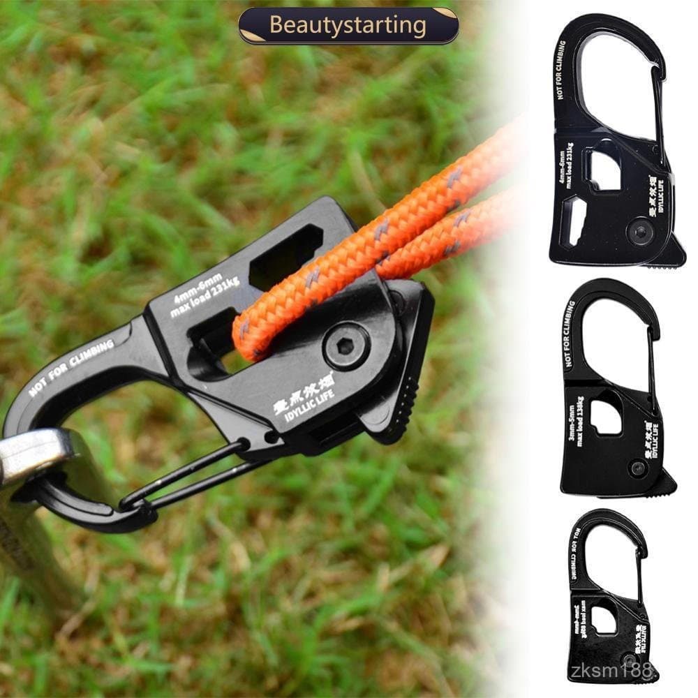 Ajustador automático de corda para barracas, adequado para tensionadores de corda de barracas de camping ao ar livre.