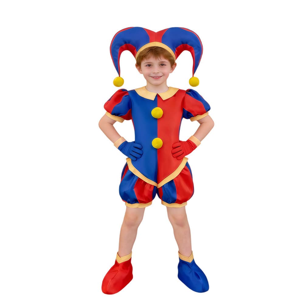 Número mágico circo Pamoni Cosplay coringa bodysuit terno Role-Playing traje