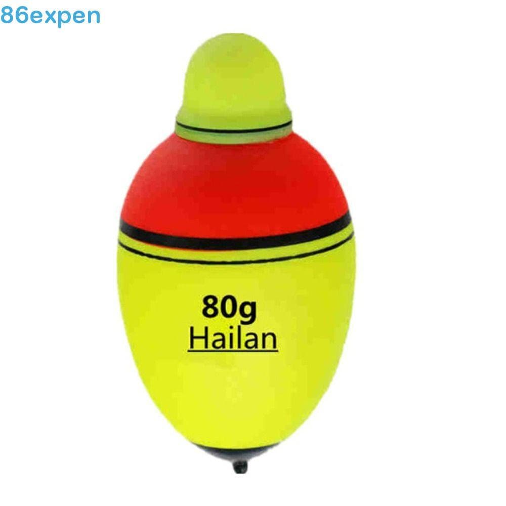 Bóia De Pesca Luminosa EXPEN1 , Bobber EVA 30g-100g , Tipo De Barriga Grande De Alta Flutuabilidade Óptica Dupla