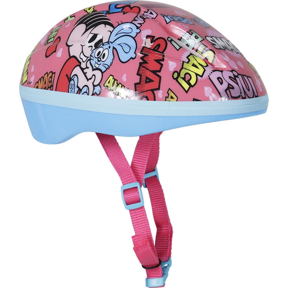 Capacete Infantil Mônica Rosa Bel
