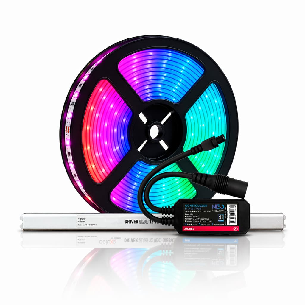 Fita Led Inteligente Zigbee 10w 5 Metros 2700K/4000K/6500K/RGB Colorido 12v Neo Avant