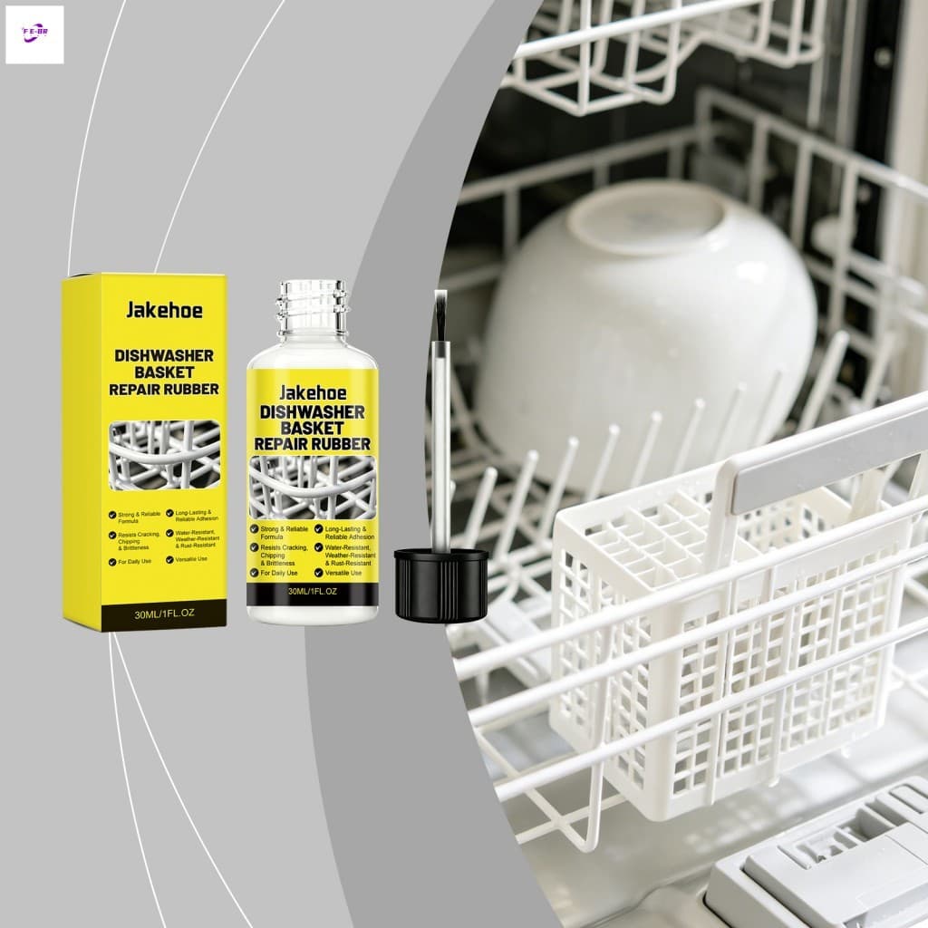 Tira De Borracha Para Reparo De Cesta De Máquina De Lavar Louça-Acessório Durável Branco Casa
