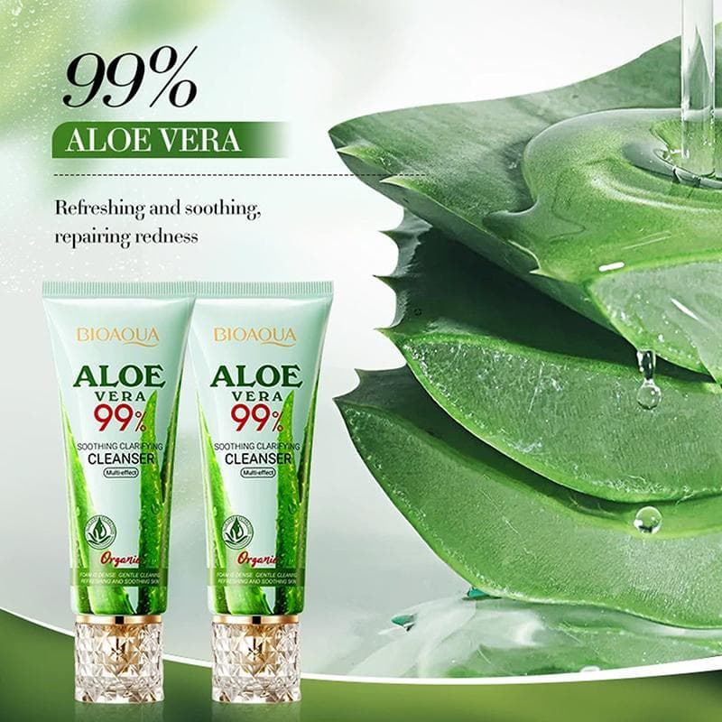 Limpador Facial Hidratante De Aloe Vera , Limpeza Profunda E , Pele Refrescante