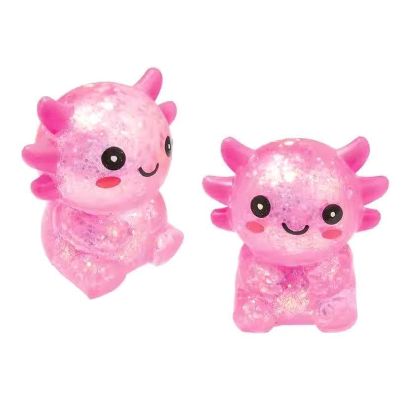 Decorador Axolotl Stress Ball 1 Pcs Animal Squishy Toy Bonito Squeeze Fidget Sensory Apaziguador Para Crianças Presente