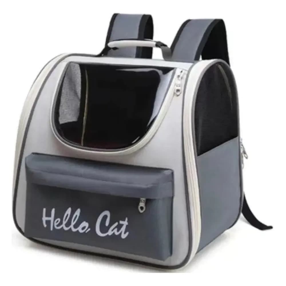 Mochila de Transporte Pet Premium - Visor Transparente e Abertura Frontal