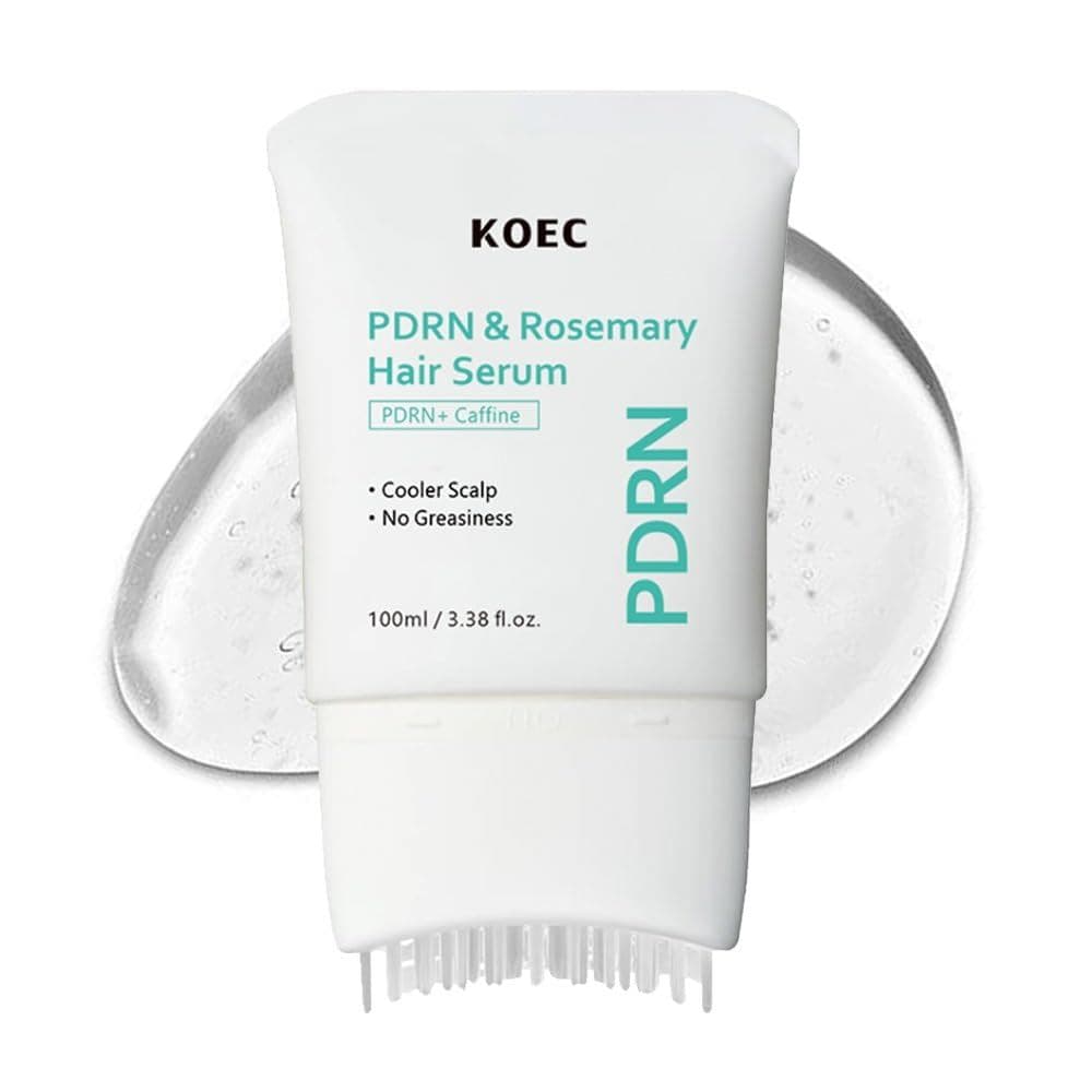 Escova de Massagem para Cuidado Capilar KOEC PDRN, Sérum para Couro Cabeludo, Refrescante e Profundamente Hidratante, pa