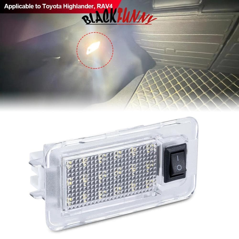 BLACKFUNNY 1PC Carro LED Luzes Da Placa De Licença Lâmpada Identificação Tronco Luz Substituição 12V Para Toyota RAV4 MK