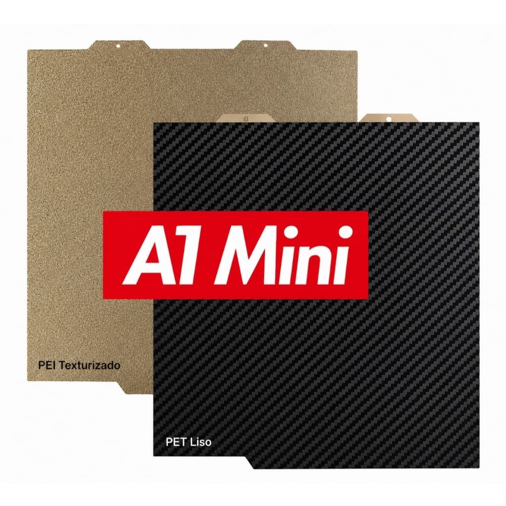 Placa de Impressão para Impressora 3D Bambu Lab A1 Mini 180x180mm - Vários Modelos