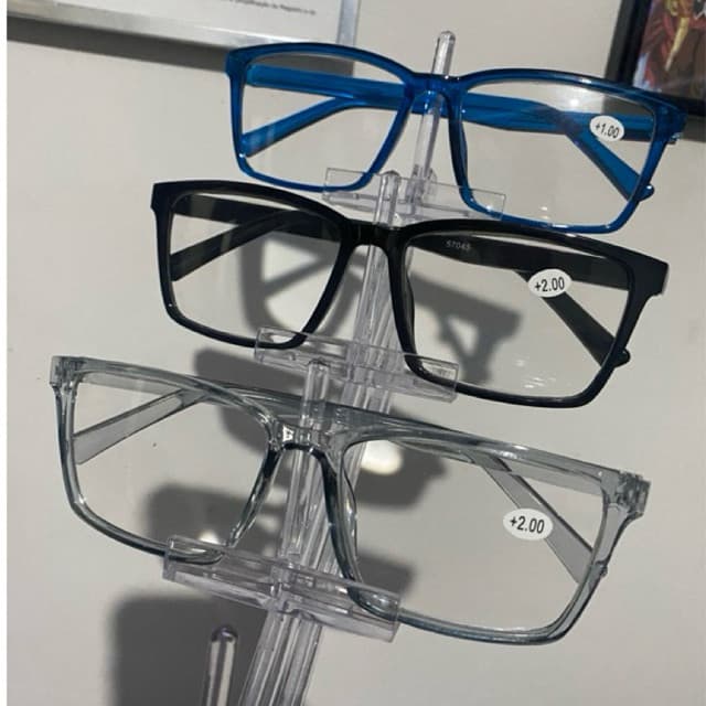 Óculos  Leitura  grau + 1.00 a +4.00 masculino