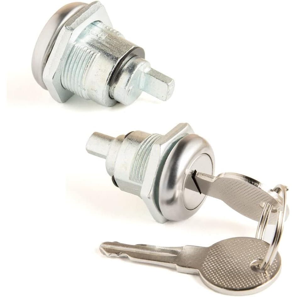 Fechaduras para Caixas de Ferramentas com Chaves, 2 Chaves Iguais, Cilindro de Fechadura de 5/8 Polegadas, Substituição