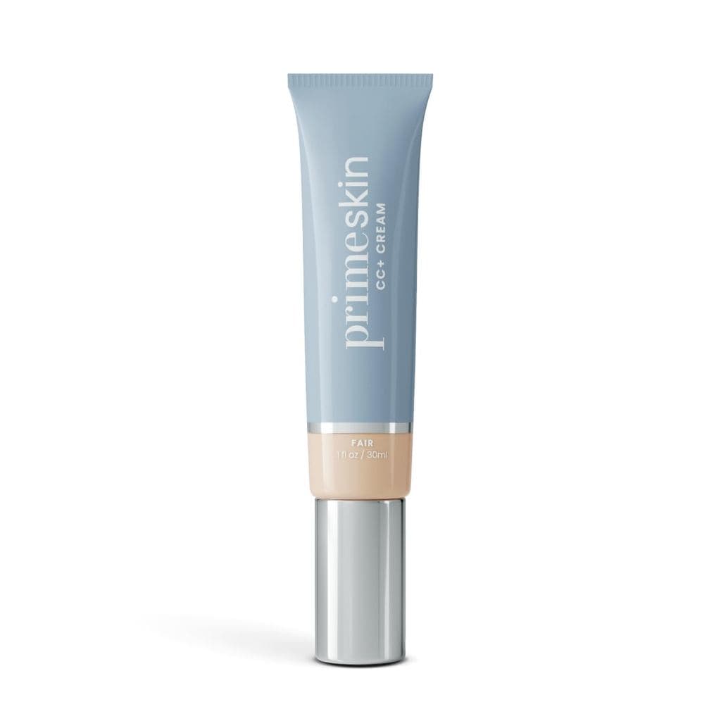 Prime Prometics PrimeSkin CC+ Creme para Mulheres Maduras – Base Leve de Líquido a Pó – Disfarça Poros e Cobre Manchas d