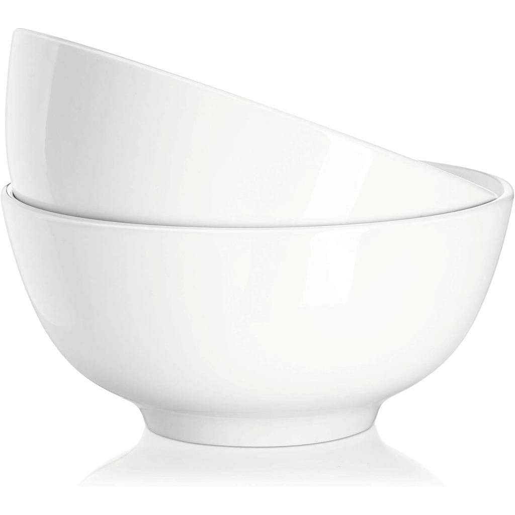 Tigelas de servir DOWAN, tigelas grandes de 9,5" para saladas, acompanhamentos, pho, massas, tigelas decorativas para ja