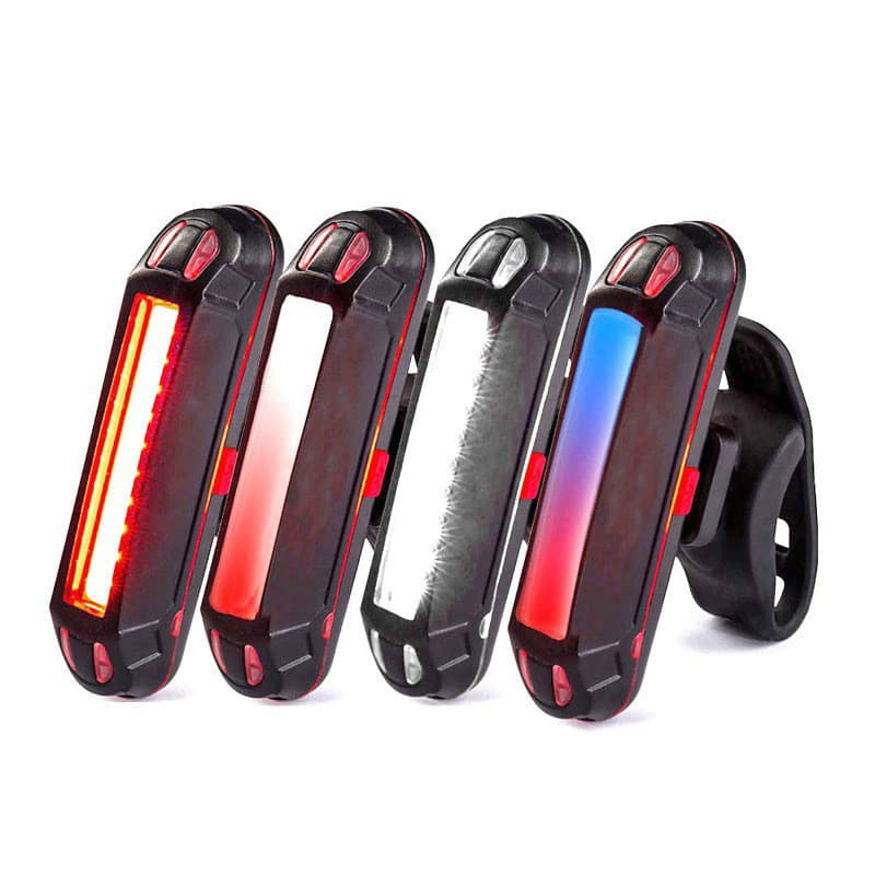Cai quente bicicleta 261cob luz traseira carregamento USB estrada Mountain Bike destaque luz de advertência acessórios e