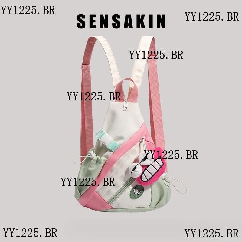 Mochila Multifuncional de Ombro Único Sensakin2025, Mochila Leve para Viajantes, Mochila para Estudantes F8NE