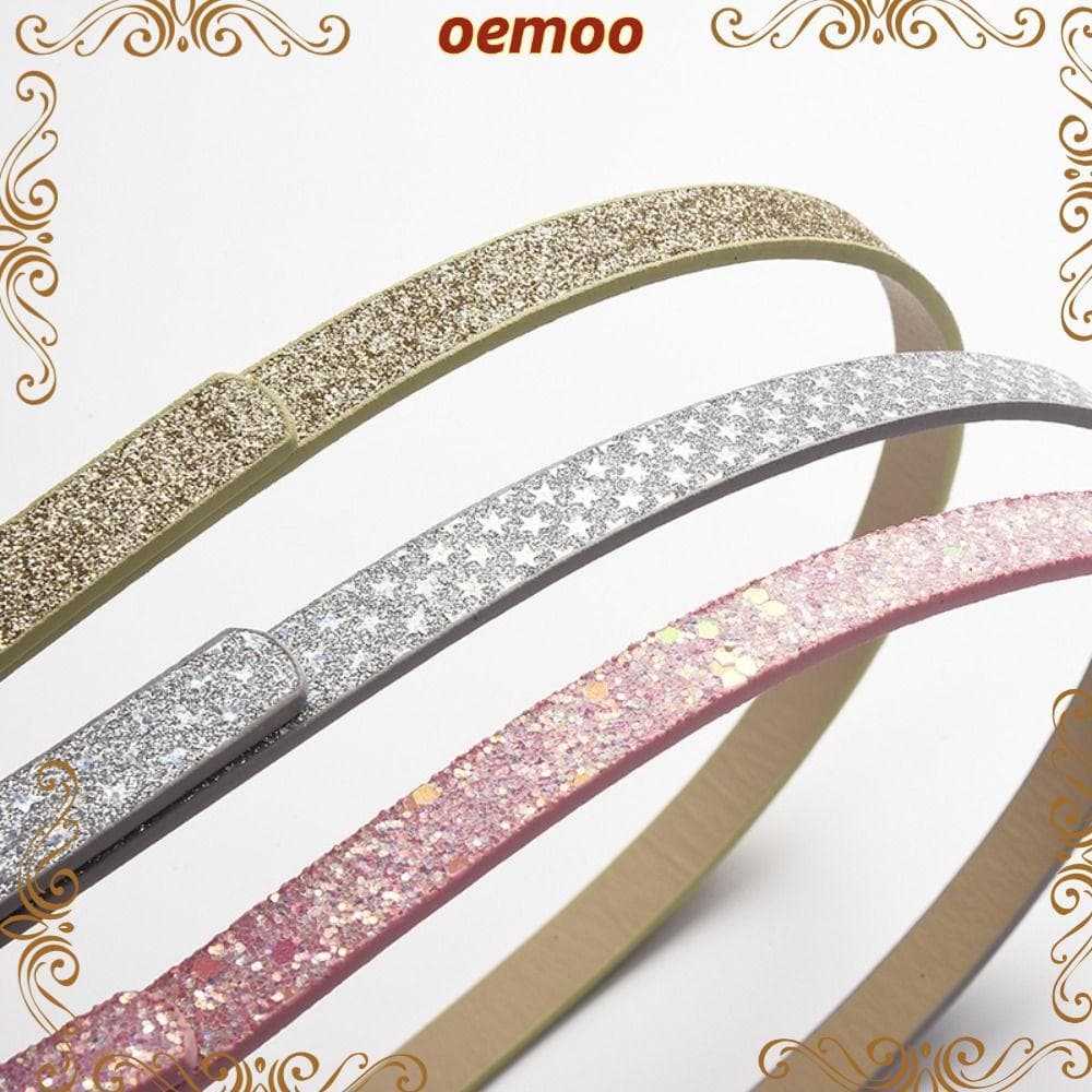 Cinto Infantil OEMOOEN , Fino Com Glitter Casual Amor , Cintura Estrela Ajustável De Cinco Pontas